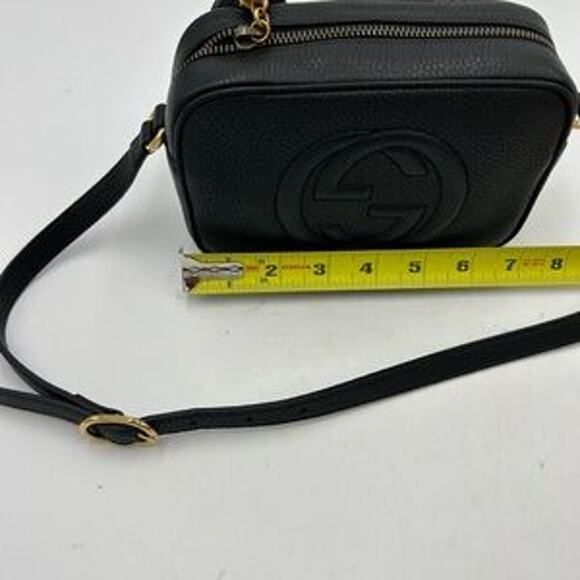Women's Gucci Soho disco bag pebble calf leather made in Italy - Picture 6 of 15